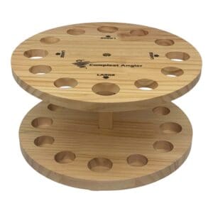 Compleat Angler Round Timber Rod Holder
