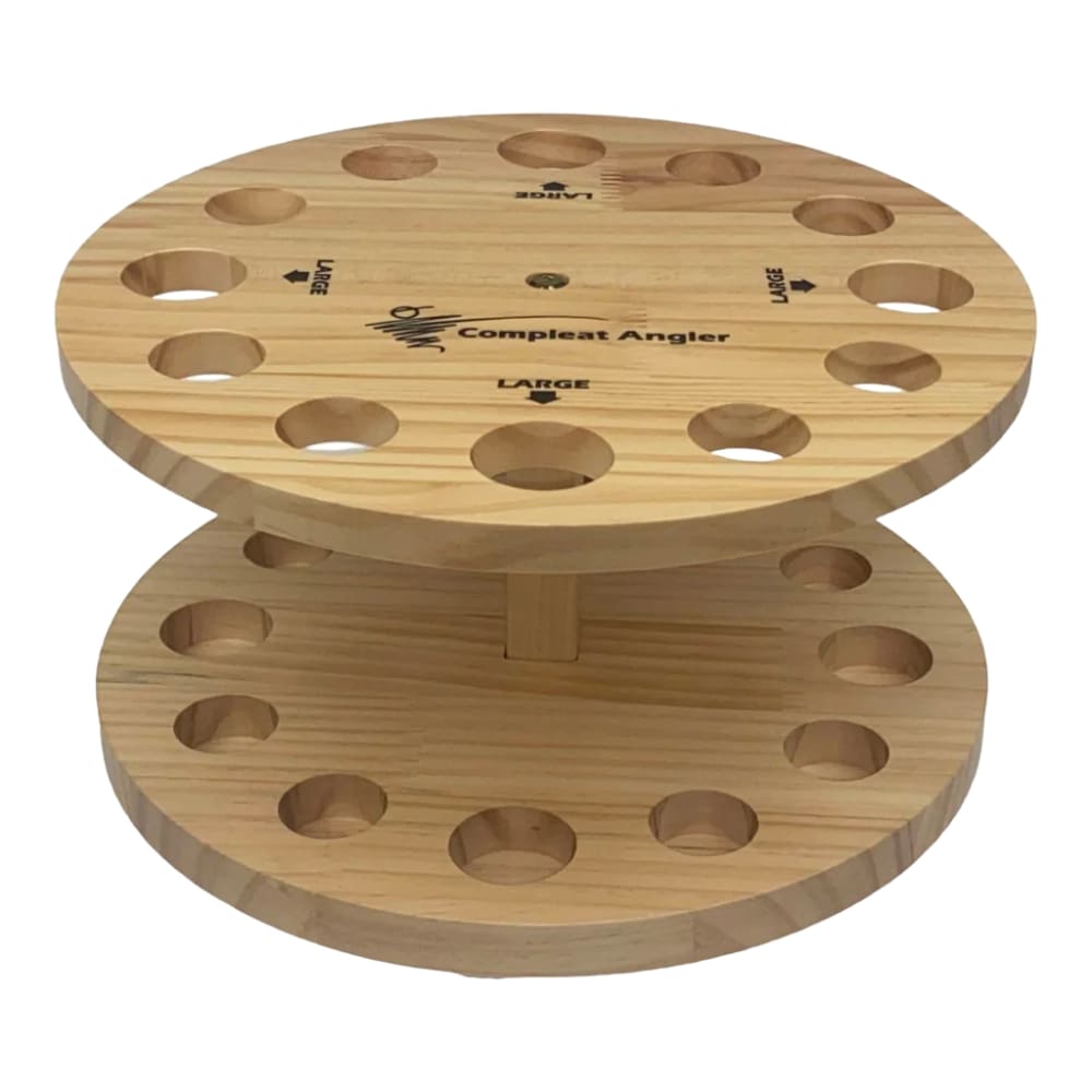 Compleat Angler Round Timber Rod Holder