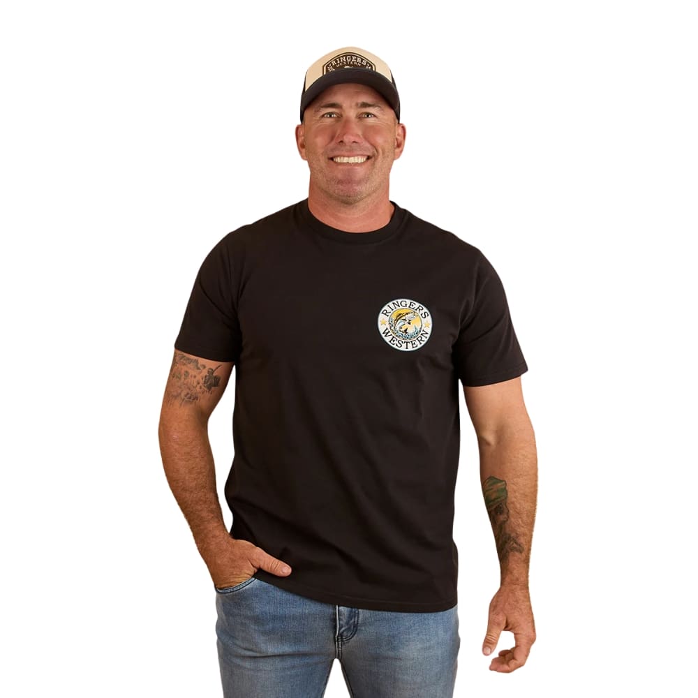 Ringers Western Big Catch Loose Fit T-Shirt Black