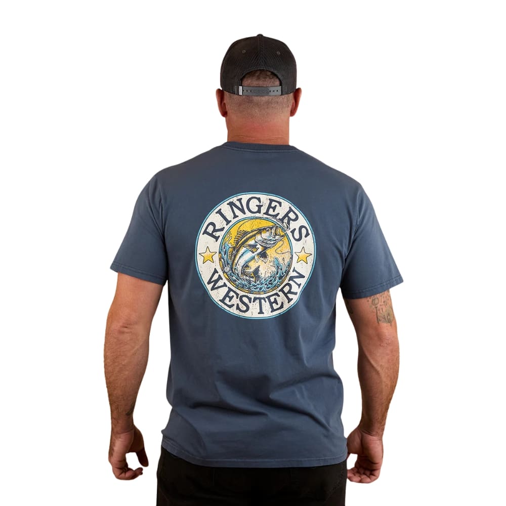 Ringers Western Big Catch Loose Fit T-Shirt Washed Navy