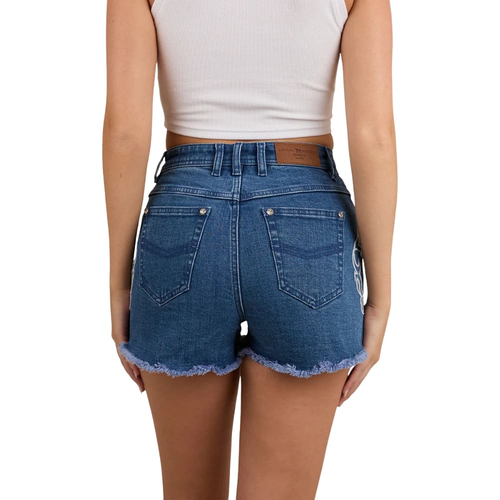 Ringers Western Gracie Womens Denim Short True Blue
