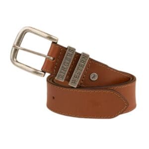 Ringers Western James Belt Tawny Brown Silver