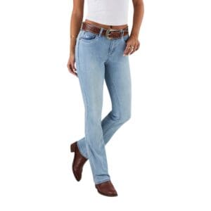Ringers Western Katherine Cowgirl Womens Mid-Rise Bootleg Jeans
