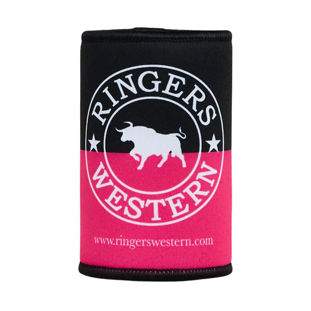 Ringers Western Splice Pink Navy Stubby Cooler
