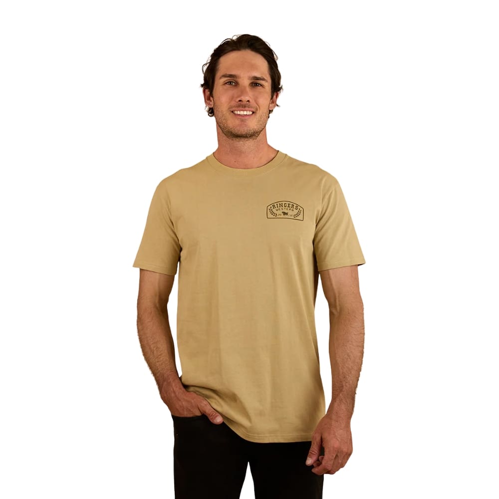 Ringers Western Wheatbelt Mens Stock Fit T-Shirt Olive Green