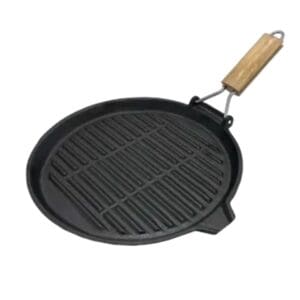 Wildtrak 24cm Cast Iron Grill Pan