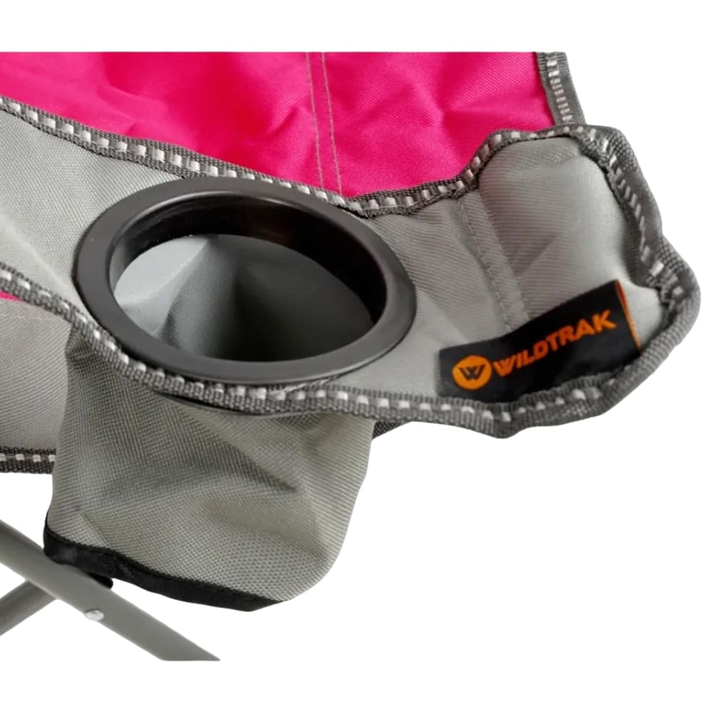 Wildtrak Kidz Foldable Camp Chair Pink - Image 2