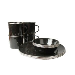 Wildtrak Premium 12 Pce Enamel Dinner Set