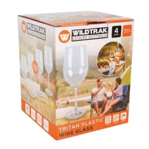 Wildtrak Tritan 355ml 4 Pack Wine Glass