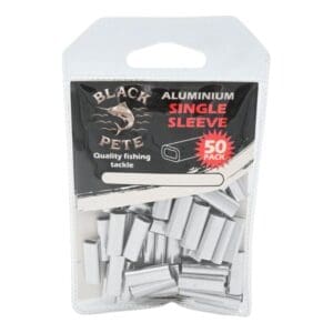 Black Pete Aluminium Crimp 50pk