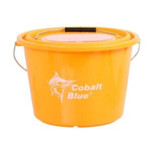 Cobalt Blue Live Bait Bucket 10 Litres Yellow