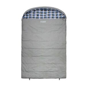 Frankland Hooded Double Sleeping Bag Grey 230cm X 120cm -7Deg