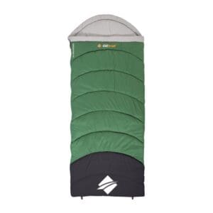 Oztrail Kingsford Green 0c Hooded Sleeping Bag
