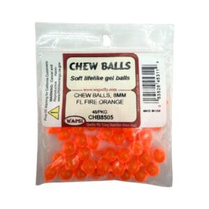 Wapsi Chew Balls Fluro Fire Orange