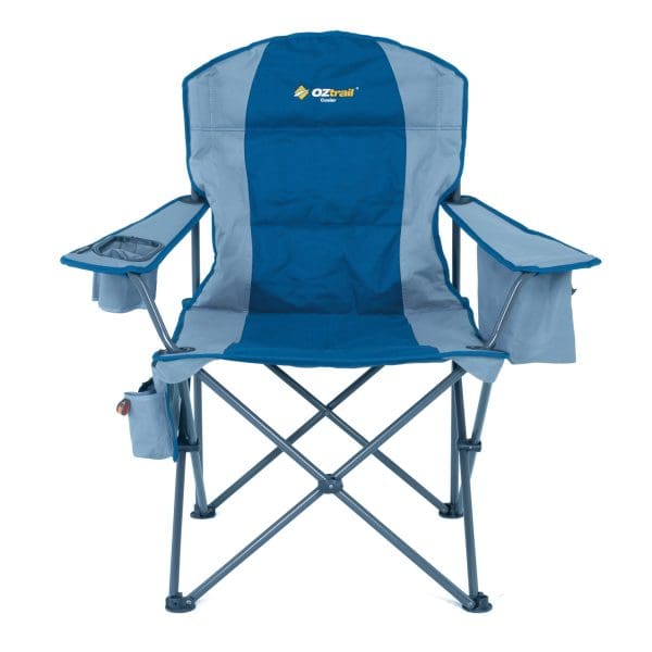 OZTRAIL COOLER ARM CHAIR-BLUE