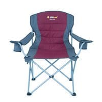 OZTRAIL DELUXE JUMBO CHAIR RED