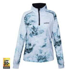 SHIMANO WOMANS CORPORATE SUBLIMATED SHIRT-ICE WATER SIZE 8